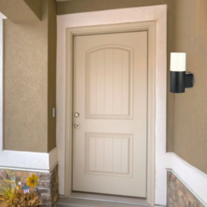 Επιτοίχιο Φωτιστικό Κήπου GU10 IP54 Aluminum + PC με Μαύρο Σώμα Κυκλικό V-TAC – 7566