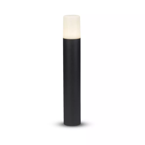 Επιδαπέδιο φωτιστικό κήπου GU10 IP54 Aluminum + PC με Μαύρο σώμα κυκλικό V-TAC – 7567