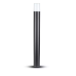 Επιδαπέδιο φωτιστικό κήπου GU10 IP54 Aluminum + PC με Μαύρο σώμα κυκλικό 80cm V-TAC – 7568