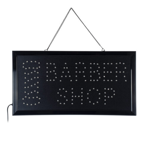 GloboStar® 75693 Φωτιστικό Ταμπέλα Φωτεινή Επιγραφή LED Σήμανσης BARBER SHOP 3W AC 230V με Διακόπτη On/Off Κόκκινο – Μπλε – Λευκό