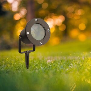 Φωτιστικό Κήπου GU10 Καρφί Μαύρο Αδιάβροχο IP65 Αλουμίνιο V-TAC – 7571