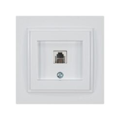 ΠΡΙΖΑ ΤΗΛΕΦΩΝΟΥ MONH RJ 11 ΛΕΥΚΗ EUROLAMP – 152-10138