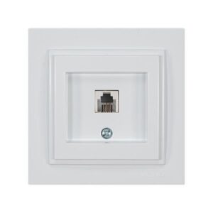 ΠΡΙΖΑ ΤΗΛΕΦΩΝΟΥ MONH RJ 11 ΛΕΥΚΗ EUROLAMP – 152-10138