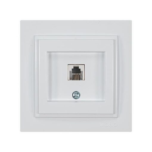ΠΡΙΖΑ ΤΗΛΕΦΩΝΟΥ MONH RJ 11 ΛΕΥΚΗ EUROLAMP – 152-10138