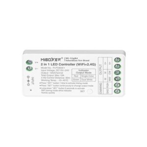 ΑΣΥΡΜΑΤΟ RF Wifi CONTROLLER DIMMER 12A DC 12V/122W 24V/288W EUROLAMP – 145-71404
