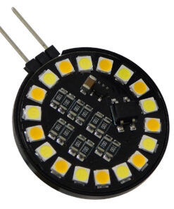 GloboStar® 76110 Λάμπα G4 LED SMD 2835 5W 600lm 120° DC 12V Side Pin CCT Θερμό 2700 K έως Ψυχρό 6000K Change by On/Off