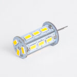 GloboStar® 76133 Λάμπα LED G4 SMD 5630 5W 600lm 320° DC 12-24V IP20 Φ1.8 x Υ4.3cm Ψυχρό Λευκό 6000K Dimmable – 2 Χρόνια Εγγύηση