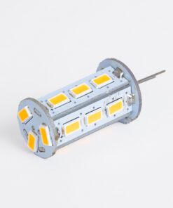 GloboStar® 76134 Λάμπα LED G4 SMD 5630 5W 550lm 320° DC 12-24V IP20 Φ1.8 x Υ4.3cm Θερμό Λευκό 2700K Dimmable – 2 Χρόνια Εγγύηση