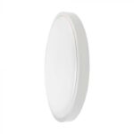 24W LED Πλαφονιέρα Στρογγυλή Φ30cm Λευκή SAMSUNG Chip 2500lm 4000K IP44 V-TAC – 76191-24