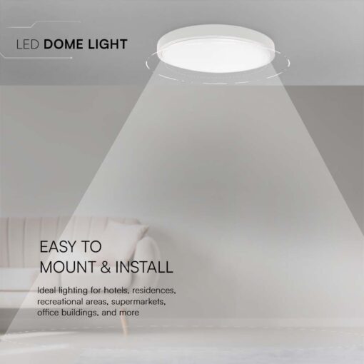 Πλαφονιέρα Οροφής LED 36W SMD 3000K IP44 Λευκού Χρώματος V-TAC – 76211