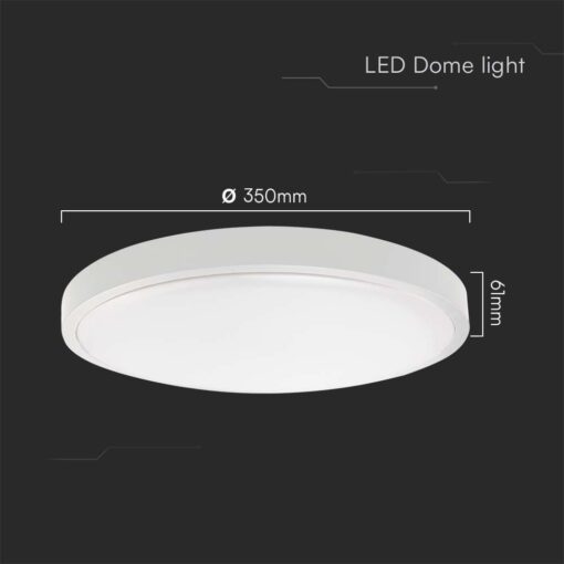 Πλαφονιέρα Οροφής LED 36W SMD 6500K IP44 Λευκού Χρώματος V-TAC – 76231