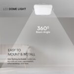 18W LED Πλαφονιέρα Τετράγωνη 25x25cm Λευκή SAMSUNG Chip 2500lm 6500K IP44 V-TAC – 76261-24