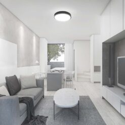 Πλαφονιέρα Οροφής LED 24W 6500K IP44 Μαύρου Χρώματος  V-TAC – 76381