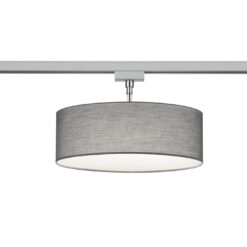 Φωτιστικό Οροφής Trio Lighting   2xE27 Γκρι Υφασμάτινο    76390211