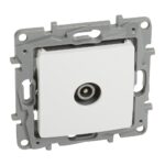 Πρίζα TV Διέλευσης Λευκή Legrand Niloe – 764552