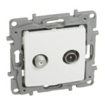 Πρίζα TV-SAT Διέλευσης Λευκή Legrand Niloe – 764557