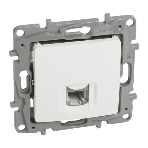 Πρίζα Τηλεφώνου RJ 11 Λευκή Legrand Niloe – 764569