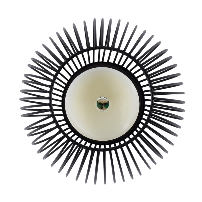 GloboStar® CADLE 76496 Διακοσμητικό Realistic Κερί με LED Εφέ Κινούμενης Φλόγας – Μπαταρίας 2 x AA (Δεν Συμπεριλαμβάνονται) & Ασύρματο Χειριστήριο IR Θερμό Λευκό 2700K Dimmable Μαύρο Φ16 x Υ18cm