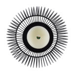 GloboStar® CANDLE 76497 Διακοσμητικό Realistic Κερί με LED Εφέ Κινούμενης Φλόγας – Μπαταρίας 2 x AA (Δεν Συμπεριλαμβάνονται) & Ασύρματο Χειριστήριο IR Θερμό Λευκό 2700K Dimmable Μαύρο Φ19 x Υ24cm