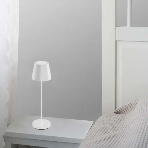 LED φωτιστικό γραφείου 2W επαναφορτιζόμενο 3000Κ με λευκό σώμα dimmable V-TAC – 7651