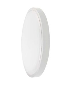 Πλαφονιέρα Οροφής LED 18W SMD 3000K IP44 Λευκού Χρώματος Aνιχνευτή μικροκυμάτων  V-TAC – 76591