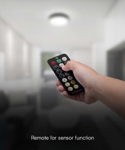 Φωτιστικό Οροφής LED 18W 4000K IP44 με Ανιχνευτή Κίνησης Μαύρου Χρώματος  V-TAC – 76691VT