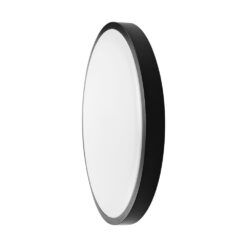24W LED Πλαφονιέρα Στρογγυλή Φ350 Μαύρη με Ανιχνευτή Κίνησης SAMSUNG Chip 2500lm 4000K IP44 V-TAC – 76701-24