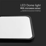 Φωτιστικό Οροφής LED 18W 3000K IP44 Μαύρο V-TAC – 76421VT