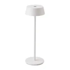 LED Επαναφορτιζόμενο Πορτατιφ 2W 3000Κ με Λευκό Σώμα Dimmable IP54 V-TAC – 7689