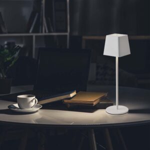 LED φωτιστικό γραφείου 2W επαναφορτιζόμενο 3000Κ με λευκό σώμα dimmable V-TAC – 7691