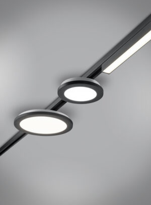 Φωτιστικό Οροφής Trio Lighting DUOLINE   LED, 9W · 900lm, 3000K Μαύρο Ματ Πλαστικό   – 76921032