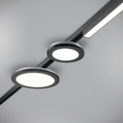 Φωτιστικό Οροφής Trio Lighting DUOLINE  LED, 13W · 1400lm, 3000K Μαύρο Ματ Πλαστικό – 76921532