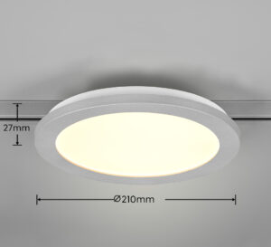 Φωτιστικό Οροφής Trio Lighting DUOLINE  LED, 13W · 1400lm, 3000K Τιτάνιο Πλαστικό – 76921587