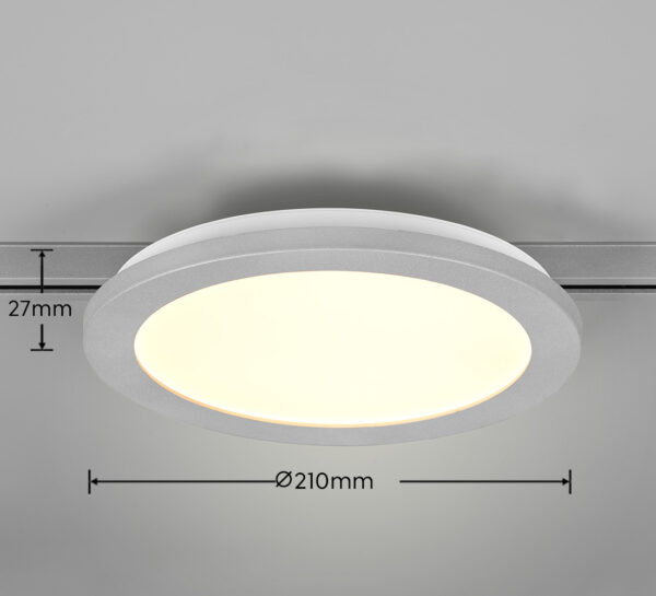 Φωτιστικό Οροφής Trio Lighting DUOLINE  LED, 13W · 1400lm, 3000K Τιτάνιο Πλαστικό – 76921587