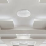 Wi-Fi Smart LED Πλαφονιέρα Λευκή με Έναστρο Κάλλυμα 24W V-TAC RGB+W CCT Dimmable – 7694