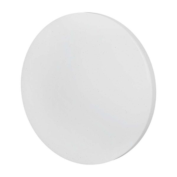 Wi-Fi Smart LED Πλαφονιέρα Λευκή με Έναστρο Κάλλυμα 24W V-TAC RGB+W CCT Dimmable – 7694