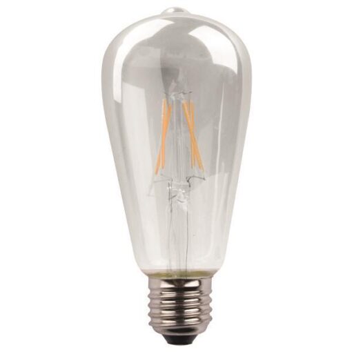 ΛΑΜΠΑ LED ST64 CROSSED FILAMENT 11W E27 6500K 220-240V DIMMABLE CLEAR EUROLAMP 147-78480