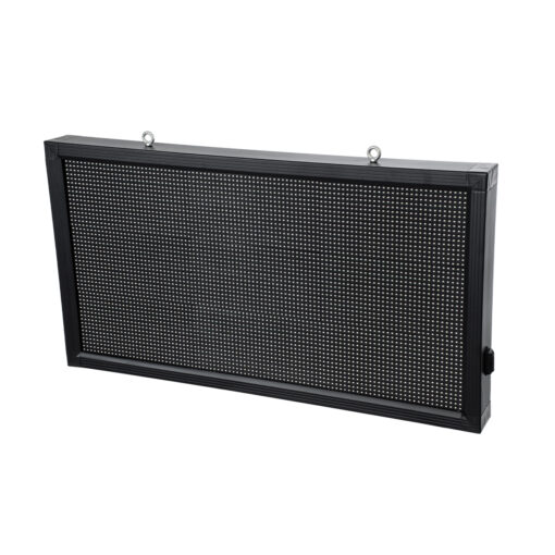 GloboStar® DISPLAY 90296 LED Scrolling Display 96x48cm – Κυλιόμενη Ψηφιακή Πινακίδα / Επιγραφή Μονής Όψης P10 LED SMD AC 220-240V – Λειτουργία μέσω Wi-Fi με Εφαρμογή APP – Αισθήτηρας Θερμοκρασίας και Υγρασίας – Αδιάβροχο IP65 – Μ104 x Π9 x Υ56cm – Κόκκινο – 1 Χρόνο Εγγύηση