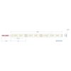 LED Ταινία 19.2W 24V CUBALUX Dimmable 1977lm/m Αδιάβροχη IP67 Θερμό 2700K 5 Μέτρα – CL77-0061