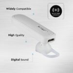 Ασύρματο Ακουστικό Bluetooth Handsfree V-TAC Λευκό – 7701