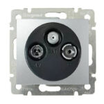ΠΡΙΖΑ TV-RD-SAT ΑΠΛΗ AΛOYMINIO LEGRAND VALENA – 770135