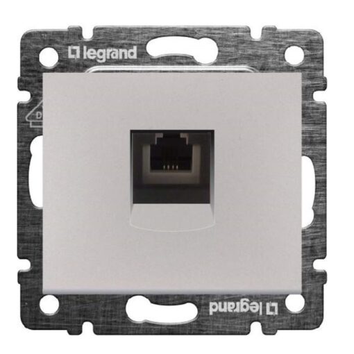 ΠΡΙΖΑ ΤΗΛΕΦΩΝΟΥ RJ11 1 ΕΞ. ΑΛΟΥΜ. LEGRAND VALENA – 770138