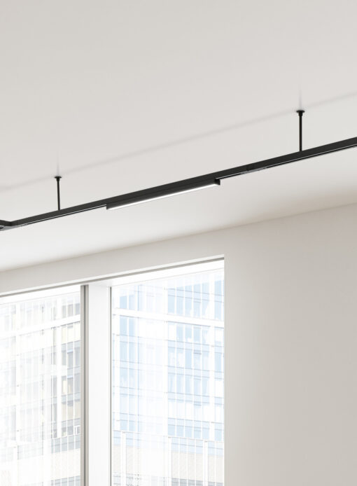 Φωτιστικό με Μανταλάκι Trio Lighting DUOLINE 1x LED LED, 6W · 850lm, 3000K Μαύρο Ματ Πλαστικό – 77020132