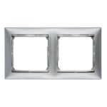 ΠΛΑΙΣΙΟ 2Θ ΟΡ BRUSHED ALU LEGRAND VALENA – 770332