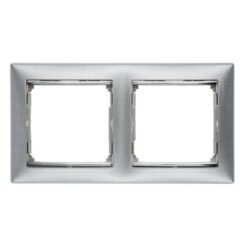 ΠΛΑΙΣΙΟ 2Θ ΟΡ BRUSHED ALU LEGRAND VALENA – 770332