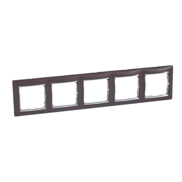 ΠΛΑΙΣΙΟ 5Θ. ΟΡ. ΞΥΛΟ ΣΚΟΥΡΟ/ΑΣΗΜΙ LEGRAND VALENA – 770375