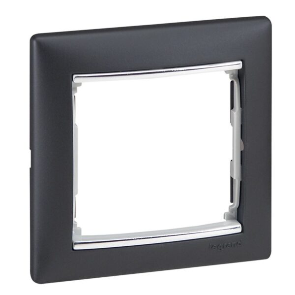 ΠΛΑΙΣΙΟ 1Θ. ΜΑΥΡΟ/ΑΣΗΜΙ LEGRAND VALENA – 770391