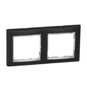 ΠΛΑΙΣΙΟ 2Θ. ΟΡ. ΜΑΥΡΟ/ΑΣΗΜΙ LEGRAND VALENA – 770392