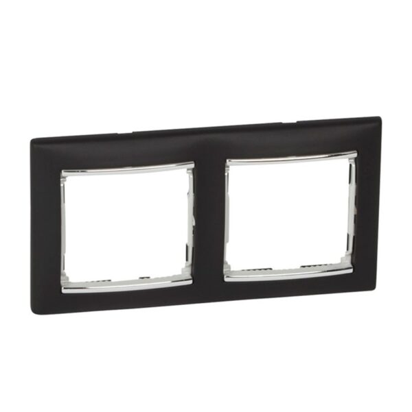 ΠΛΑΙΣΙΟ 2Θ. ΟΡ. ΜΑΥΡΟ/ΑΣΗΜΙ LEGRAND VALENA – 770392