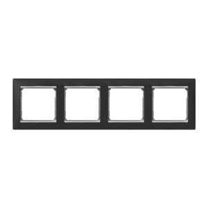 ΠΛΑΙΣΙΟ 4Θ. ΟΡ. ΜΑΥΡΟ/ΑΣΗΜΙ LEGRAND VALENA – 770394